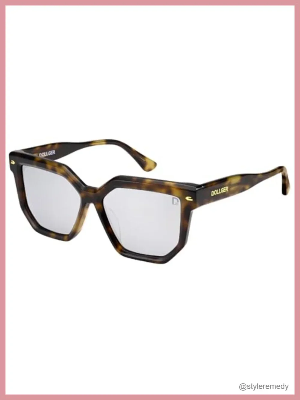 Oversized Square Polarized Sunglasses for Men Women Acetate UV400